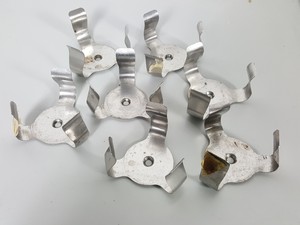 Thumbnail image of Job Lot Shaking Incubator Flask Holder Clamps & Clips, Orbital Lab HT2