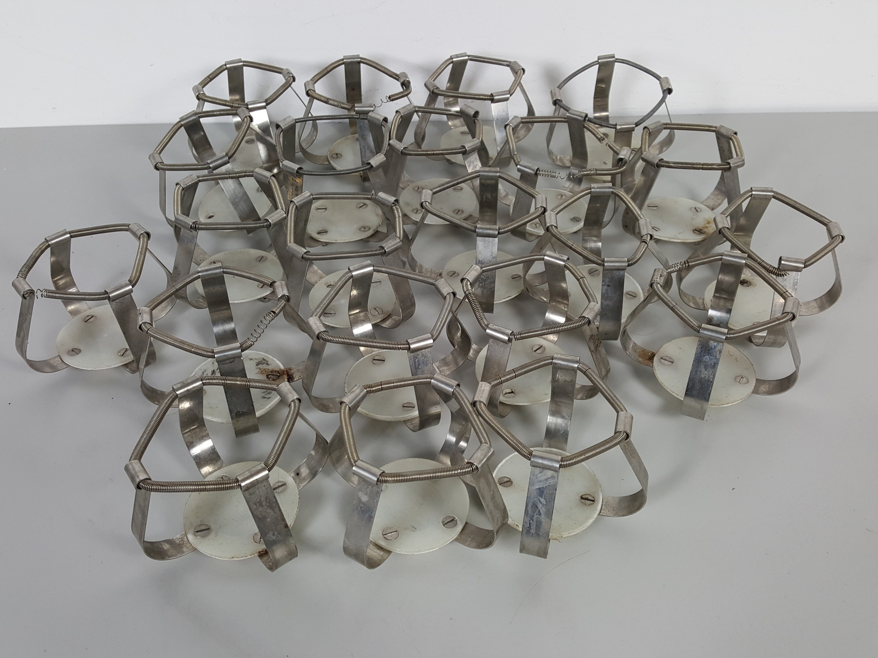 Image of Job Lot Shaking Incubator Flask Holder Clamps & Clips, Orbital Lab HT2