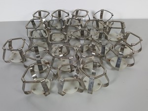 Thumbnail image of Job Lot Shaking Incubator Flask Holder Clamps & Clips, Orbital Lab HT2