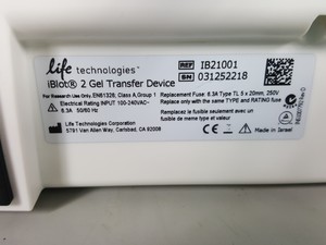 Thumbnail image of Life Technologies Thermo Fisher iBlot 2 Gel Transfer Device Lab