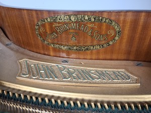 Thumbnail image of John Brinsmead Baby Grand Piano, 1950, ft 6", 88keys, 