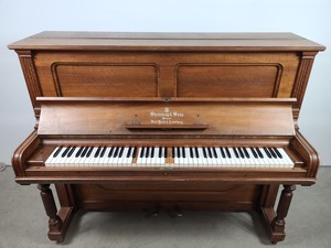 Thumbnail image of Steinway & Sons Upright Piano (92176) Satin Walnut, 1899, 88 keys