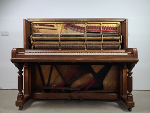 Thumbnail image of Steinway & Sons Upright Piano (92176) Satin Walnut, 1899, 88 keys