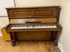 Thumbnail image of Steinway & Sons Upright Piano (92176) Satin Walnut, 1899, 88 keys