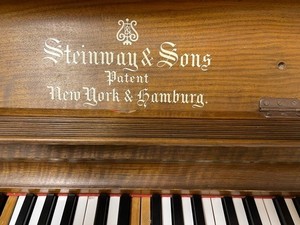 Thumbnail image of Steinway & Sons Upright Piano (92176) Satin Walnut, 1899, 88 keys