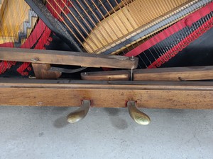 Thumbnail image of Steinway & Sons Upright Piano (92176) Satin Walnut, 1899, 88 keys