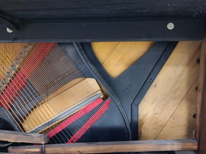 Thumbnail image of Steinway & Sons Upright Piano (92176) Satin Walnut, 1899, 88 keys
