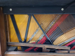 Thumbnail image of Steinway & Sons Upright Piano (92176) Satin Walnut, 1899, 88 keys