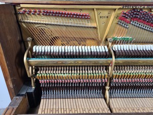 Thumbnail image of Steinway & Sons Upright Piano (92176) Satin Walnut, 1899, 88 keys