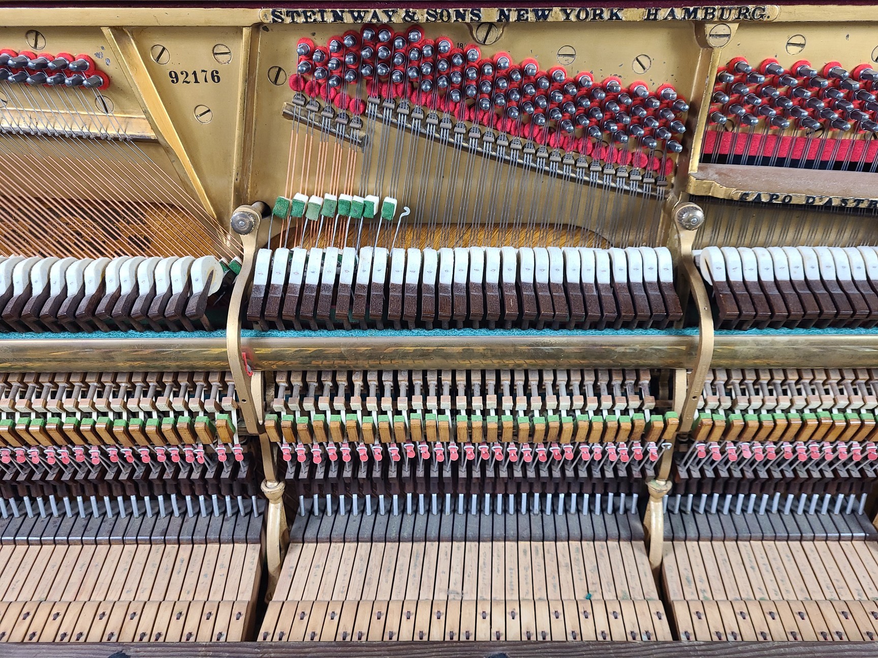 Image of Steinway & Sons Upright Piano (92176) Satin Walnut, 1899, 88 keys