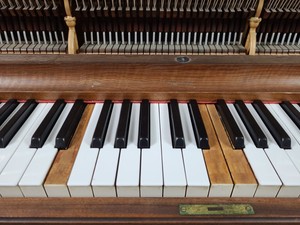 Thumbnail image of Steinway & Sons Upright Piano (92176) Satin Walnut, 1899, 88 keys
