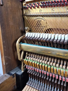 Thumbnail image of Steinway & Sons Upright Piano (92176) Satin Walnut, 1899, 88 keys