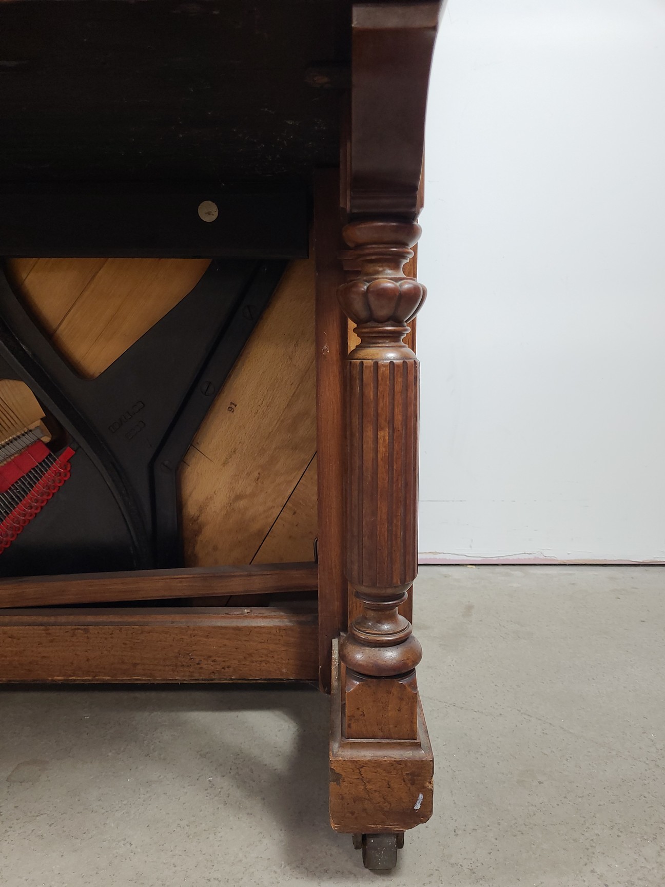 Image of Steinway & Sons Upright Piano (92176) Satin Walnut, 1899, 88 keys
