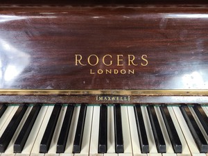 Thumbnail image of George Rogers & Sons Upright Piano (35861), 1925, 88 Keys, Dark Mahogany