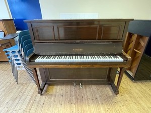 Thumbnail image of George Rogers & Sons Upright Piano (35861), 1925, 88 Keys, Dark Mahogany