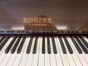 Thumbnail image of George Rogers & Sons Upright Piano (35861), 1925, 88 Keys, Dark Mahogany