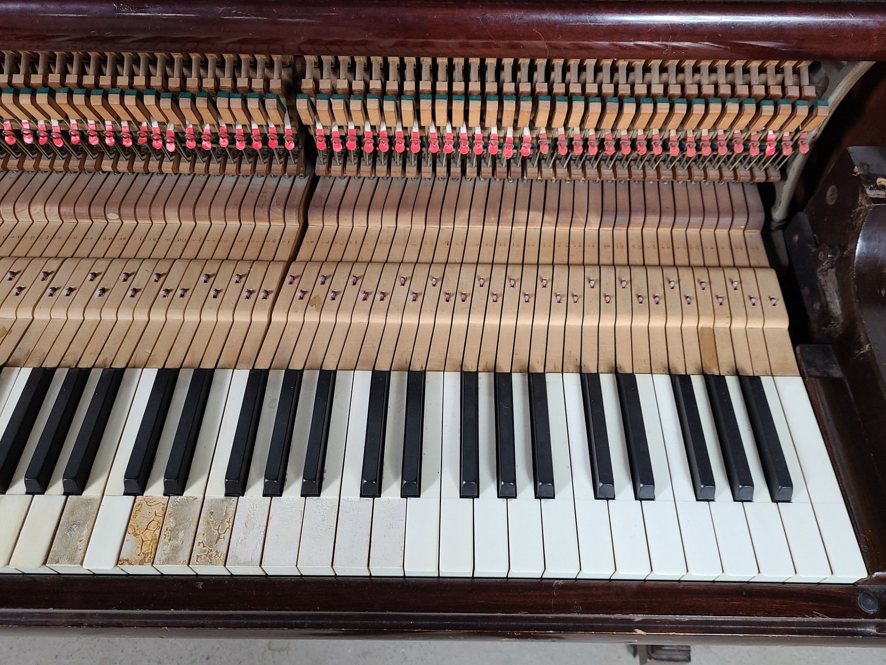 Image of George Rogers & Sons Upright Piano (35861), 1925, 88 Keys, Dark Mahogany