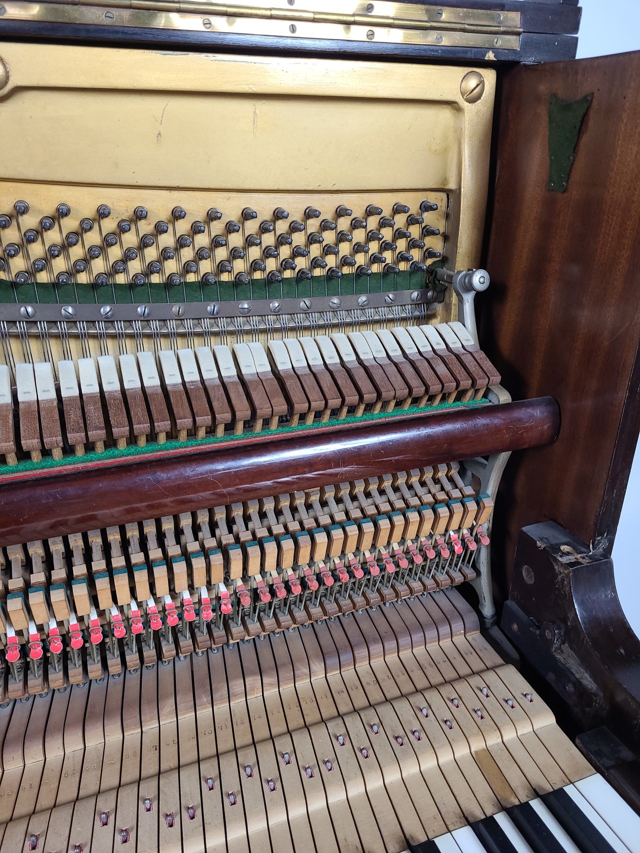 Image of George Rogers & Sons Upright Piano (35861), 1925, 88 Keys, Dark Mahogany