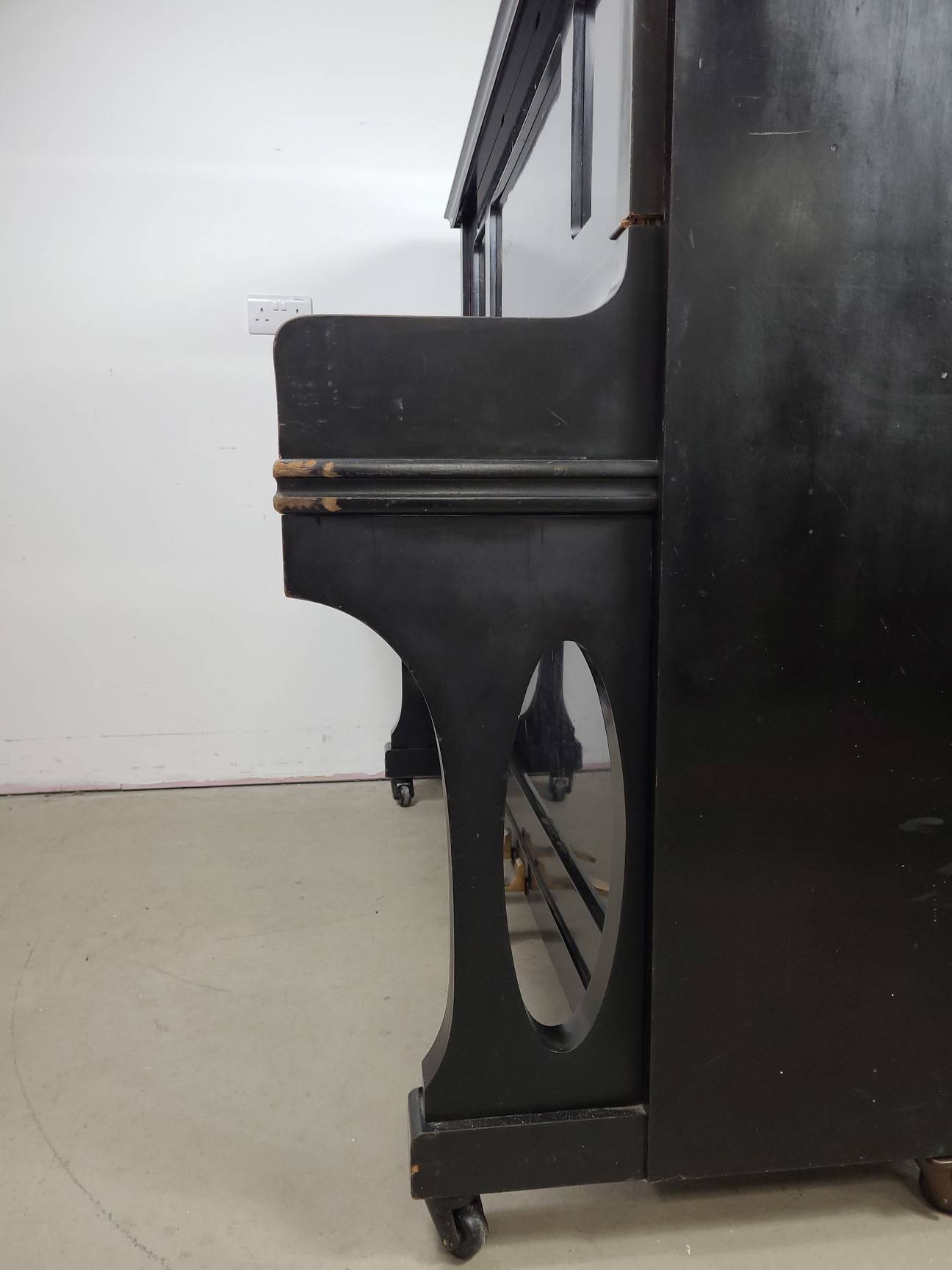 Image of Grotrian Steinweg (18583) Model 130 Upright Piano 1906, 85 Key Ebonised Casework