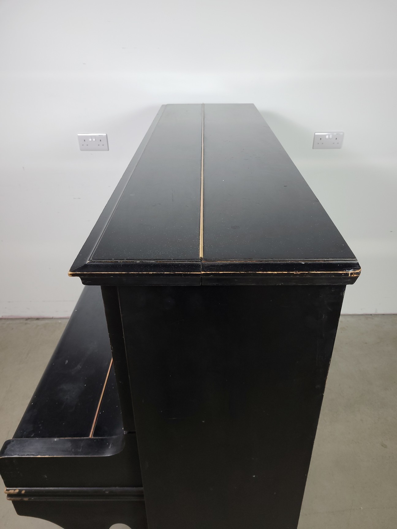 Image of Grotrian Steinweg (18583) Model 130 Upright Piano 1906, 85 Key Ebonised Casework