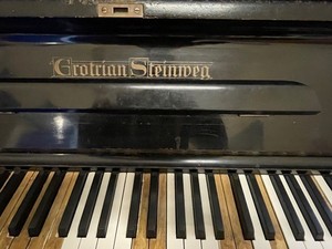 Thumbnail image of Grotrian Steinweg (18583) Model 130 Upright Piano 1906, 85 Key Ebonised Casework