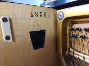 Thumbnail image of Grotrian Steinweg (18583) Model 130 Upright Piano 1906, 85 Key Ebonised Casework