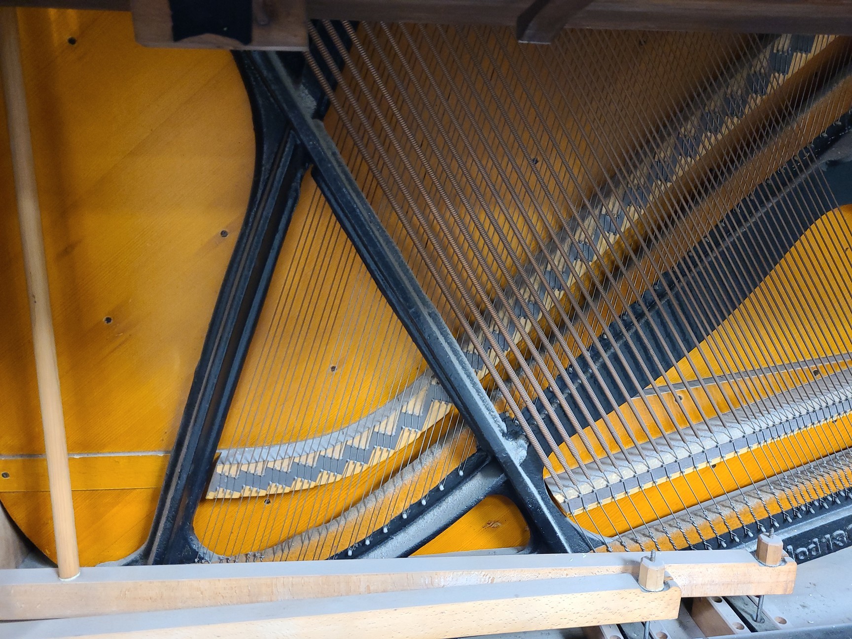 Image of Grotrian Steinweg (18583) Model 130 Upright Piano 1906, 85 Key Ebonised Casework