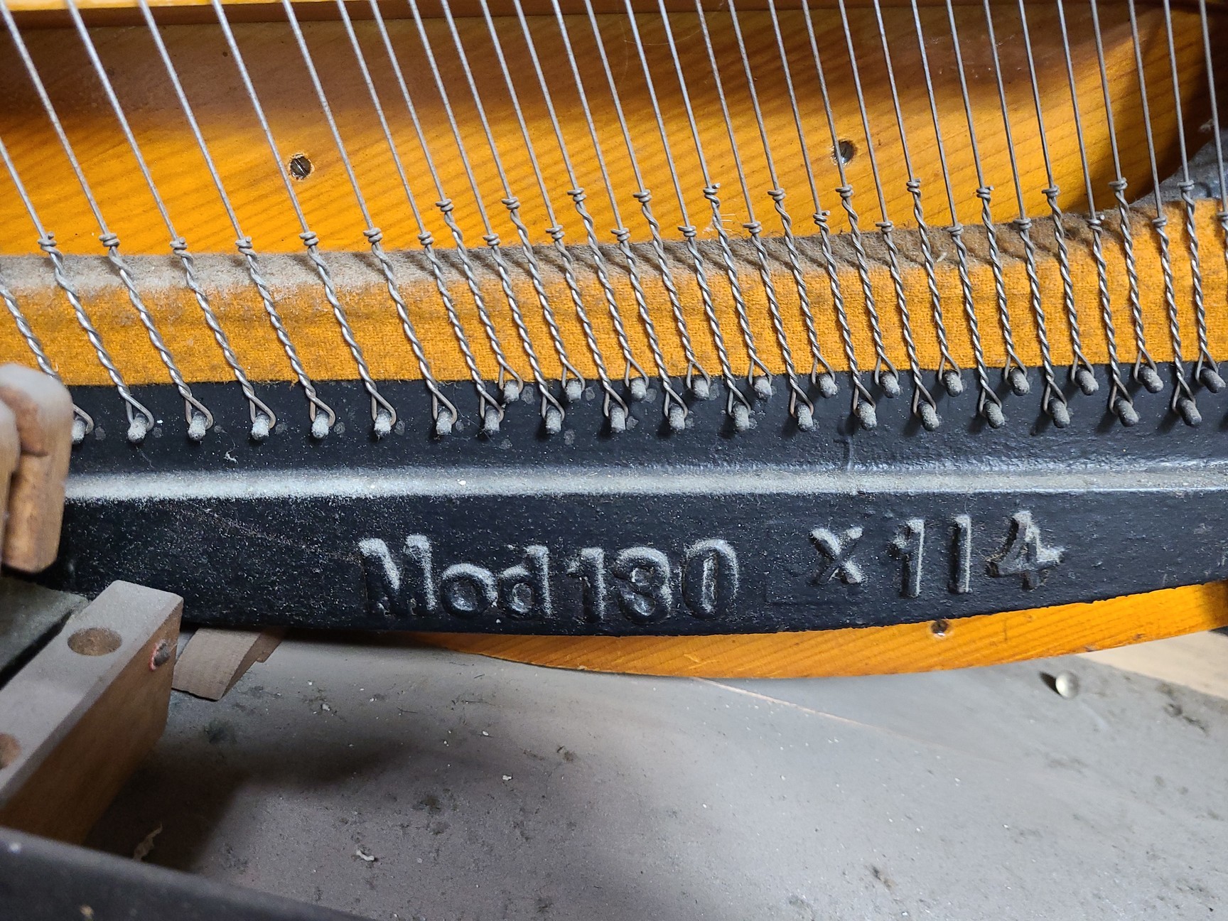 Image of Grotrian Steinweg (18583) Model 130 Upright Piano 1906, 85 Key Ebonised Casework