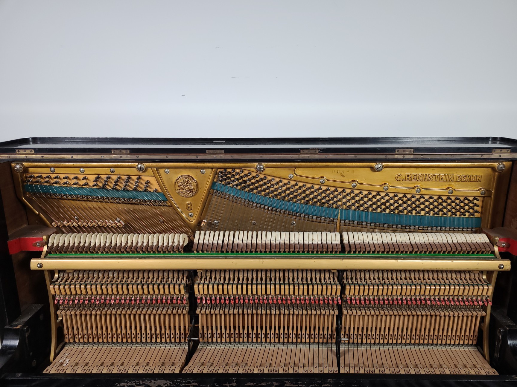 Image of C. Bechstein Upright Piano (66420) Model 8, 1903, Ebonised Casework, 88 Keys