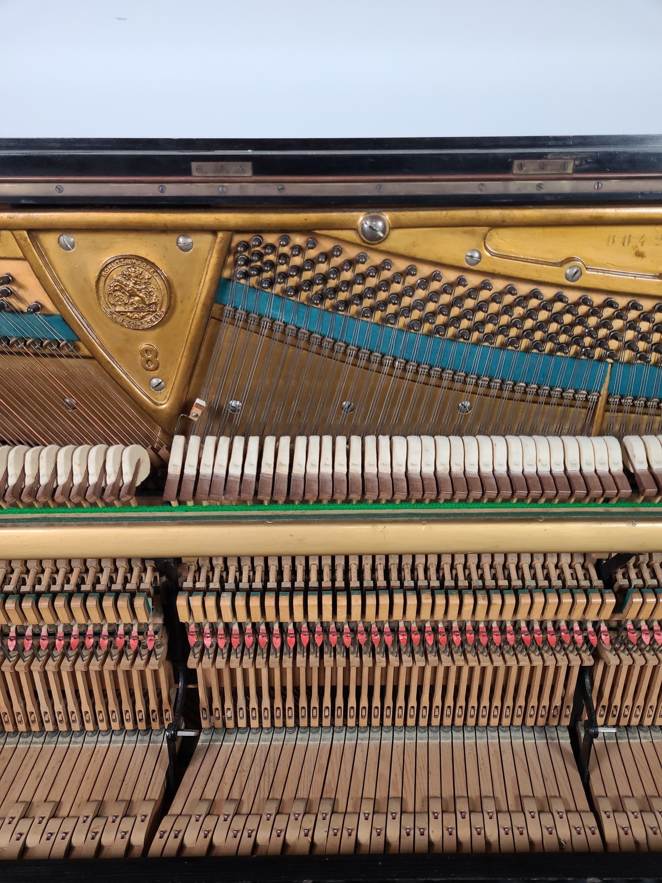Image of C. Bechstein Upright Piano (66420) Model 8, 1903, Ebonised Casework, 88 Keys