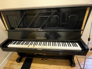 Thumbnail image of C. Bechstein Upright Piano (66420) Model 8, 1903, Ebonised Casework, 88 Keys