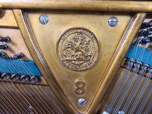 Thumbnail image of C. Bechstein Upright Piano (66420) Model 8, 1903, Ebonised Casework, 88 Keys
