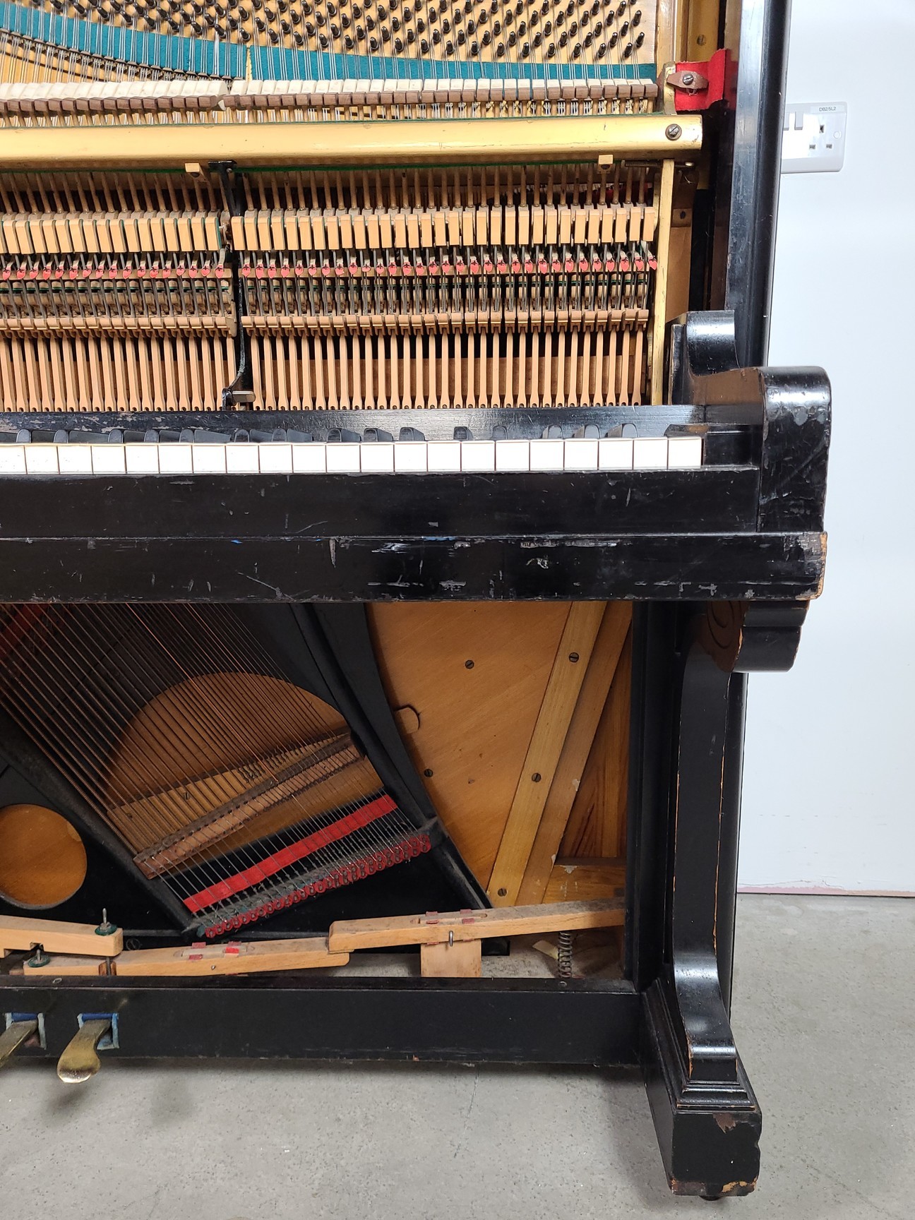 Image of C. Bechstein Upright Piano (66420) Model 8, 1903, Ebonised Casework, 88 Keys