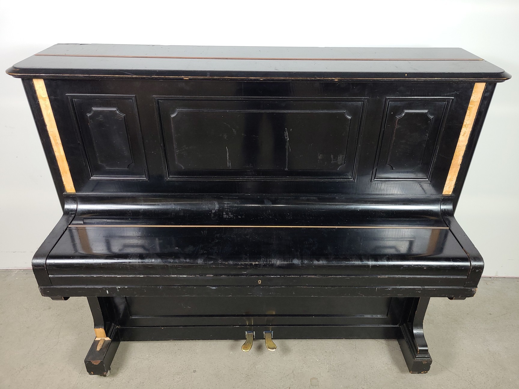 Image of C. Bechstein Upright Piano (66420) Model 8, 1903, Ebonised Casework, 88 Keys