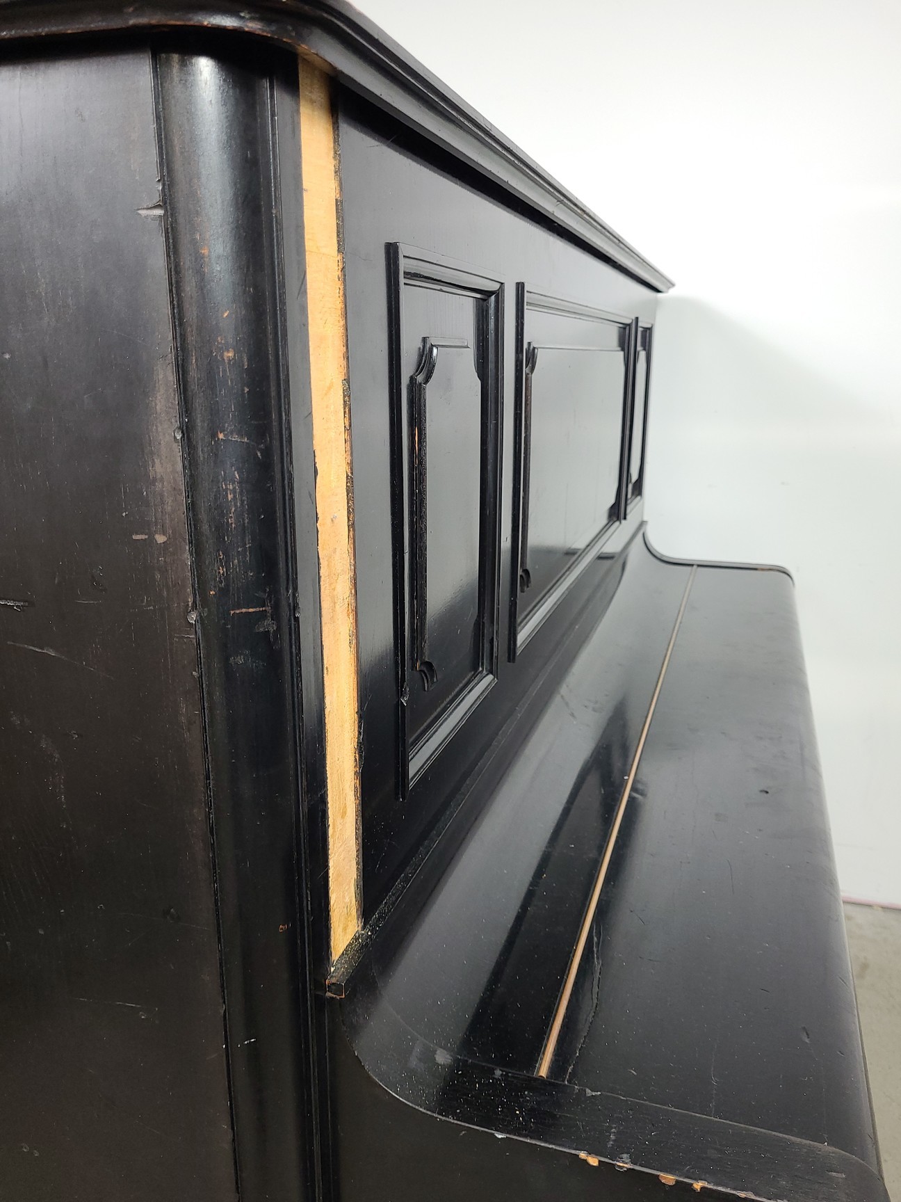 Image of C. Bechstein Upright Piano (66420) Model 8, 1903, Ebonised Casework, 88 Keys