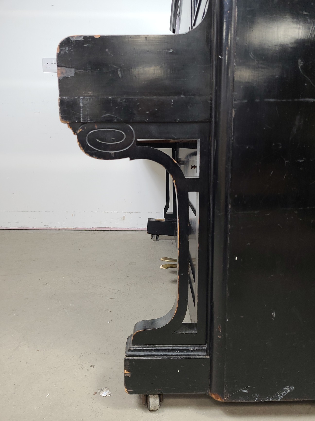 Image of C. Bechstein Upright Piano (66420) Model 8, 1903, Ebonised Casework, 88 Keys