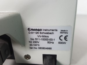 Thumbnail image of Heidolph VV Micro Rotary Evaporator Type - Antrieb-VV-Mikro Lab