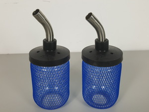 Thumbnail image of 2 x VirTis 600ml Freeze Dry Flasks with 45º Bend Adapters Lab