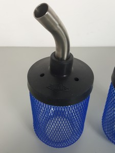 Thumbnail image of 2 x VirTis 600ml Freeze Dry Flasks with 45º Bend Adapters Lab