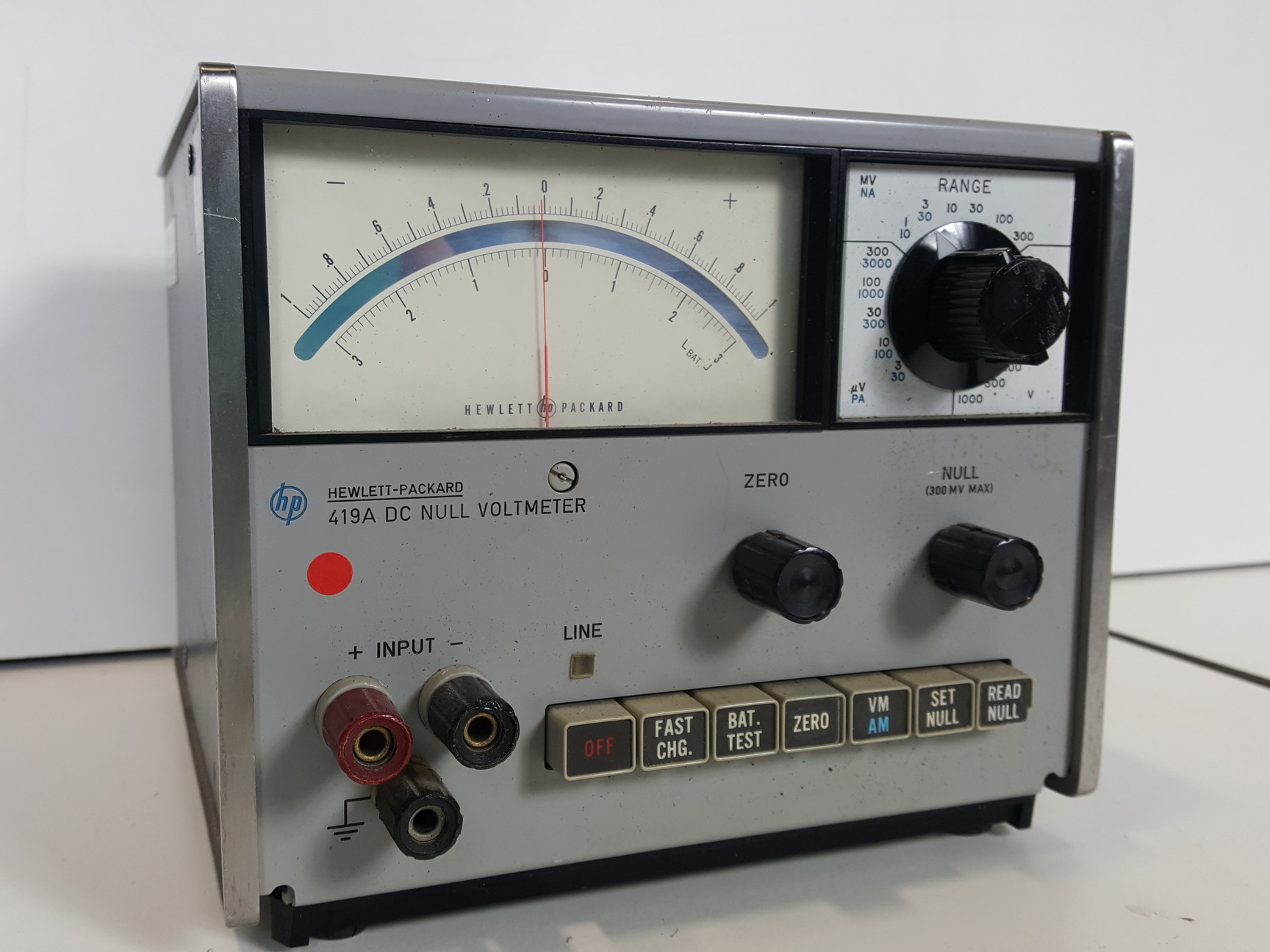 Image of Hewlett Packard HP 419A DC Null Voltmeter Lab