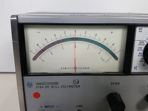 Thumbnail image of Hewlett Packard HP 419A DC Null Voltmeter Lab