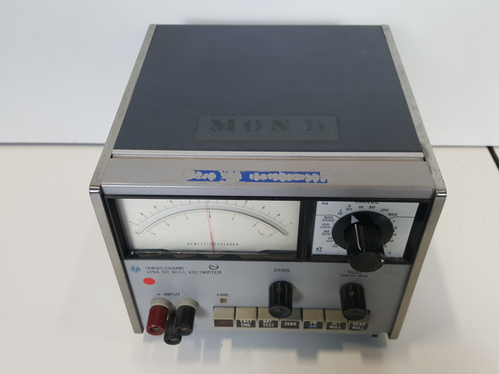 Image of Hewlett Packard HP 419A DC Null Voltmeter Lab