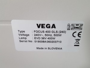 Thumbnail image of Vega Focus 400 GLS Overhead Acetate Projector & Trolley 