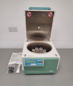 Thumbnail image of Hettich Universal 32 R 1610 Refrigerated Centrifuge w/ 5000RPM Rotor & Parts Lab