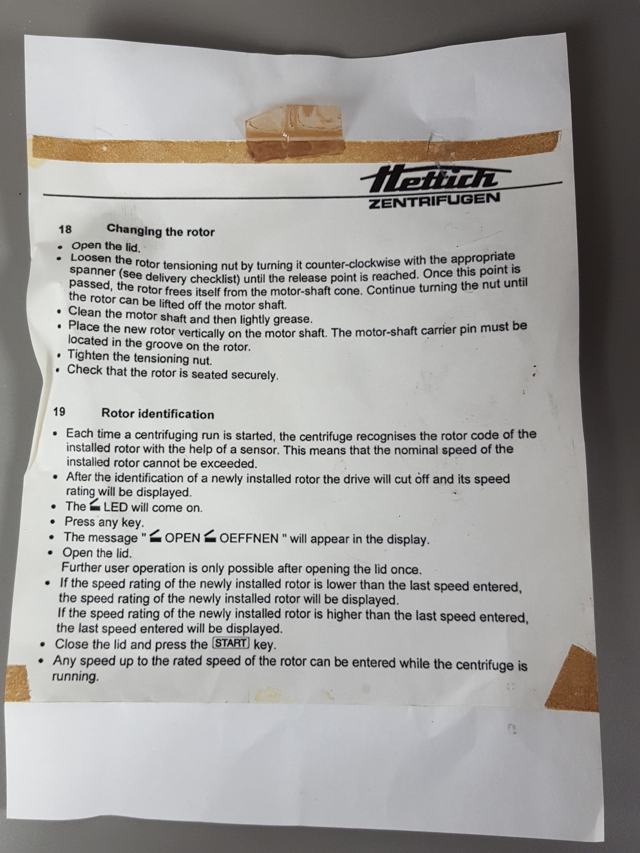 Image of Hettich Universal 32 R 1610 Refrigerated Centrifuge w/ 5000RPM Rotor & Parts Lab