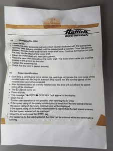 Thumbnail image of Hettich Universal 32 R 1610 Refrigerated Centrifuge w/ 5000RPM Rotor & Parts Lab