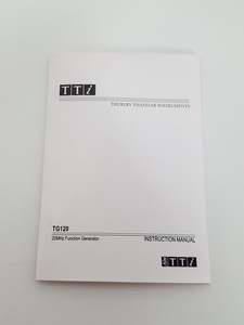 Thumbnail image of Thurlby Thandar Instruments TG120 29MHz Function Generator & Accessories Lab