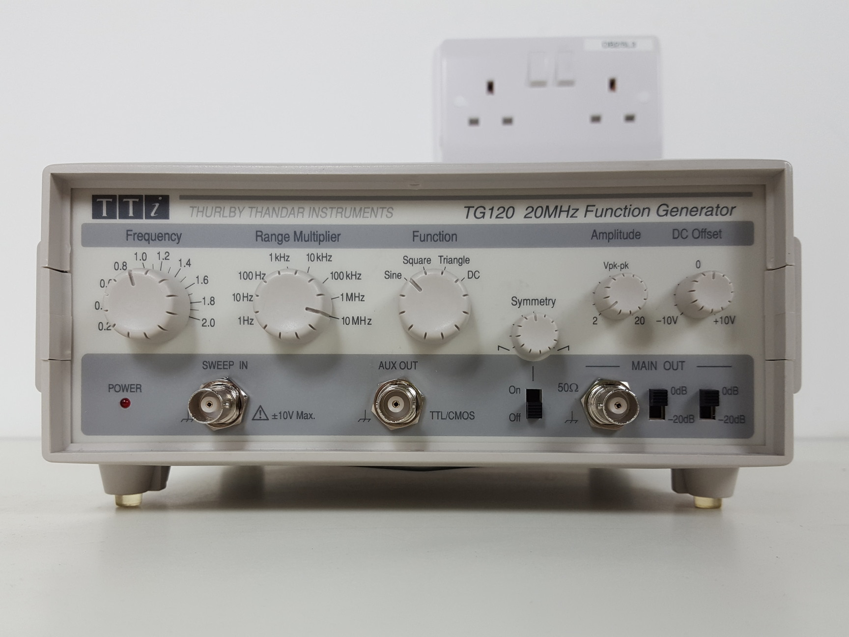 Image of Thurlby Thandar Instruments TG120 29MHz Function Generator & Accessories Lab