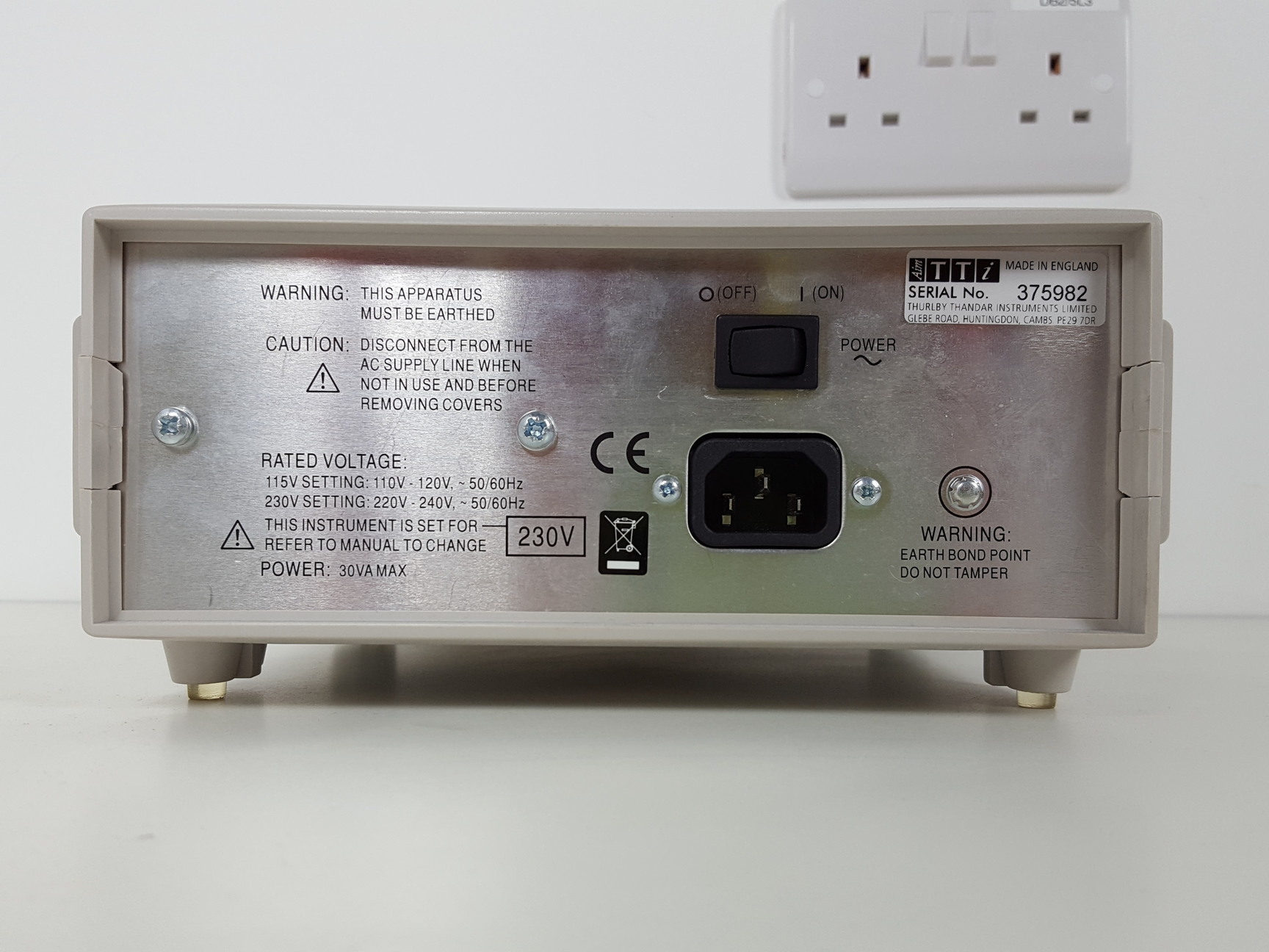 Image of Thurlby Thandar Instruments TG120 29MHz Function Generator & Accessories Lab