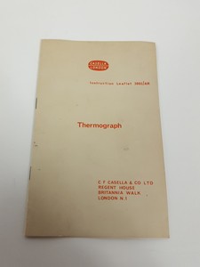 Thumbnail image of Casella London T6554/C Thermograph & Accessories Lab